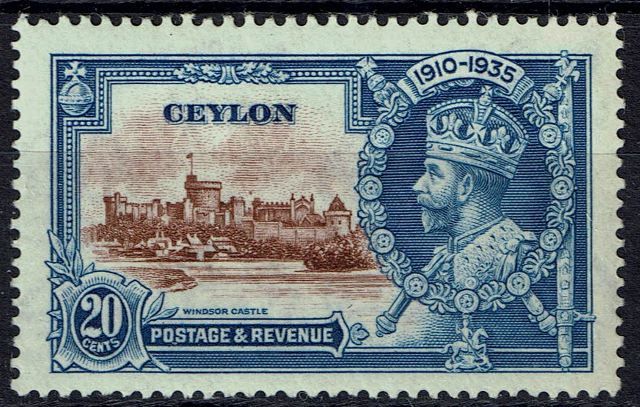 Image of Ceylon/Sri Lanka SG 381g LMM British Commonwealth Stamp